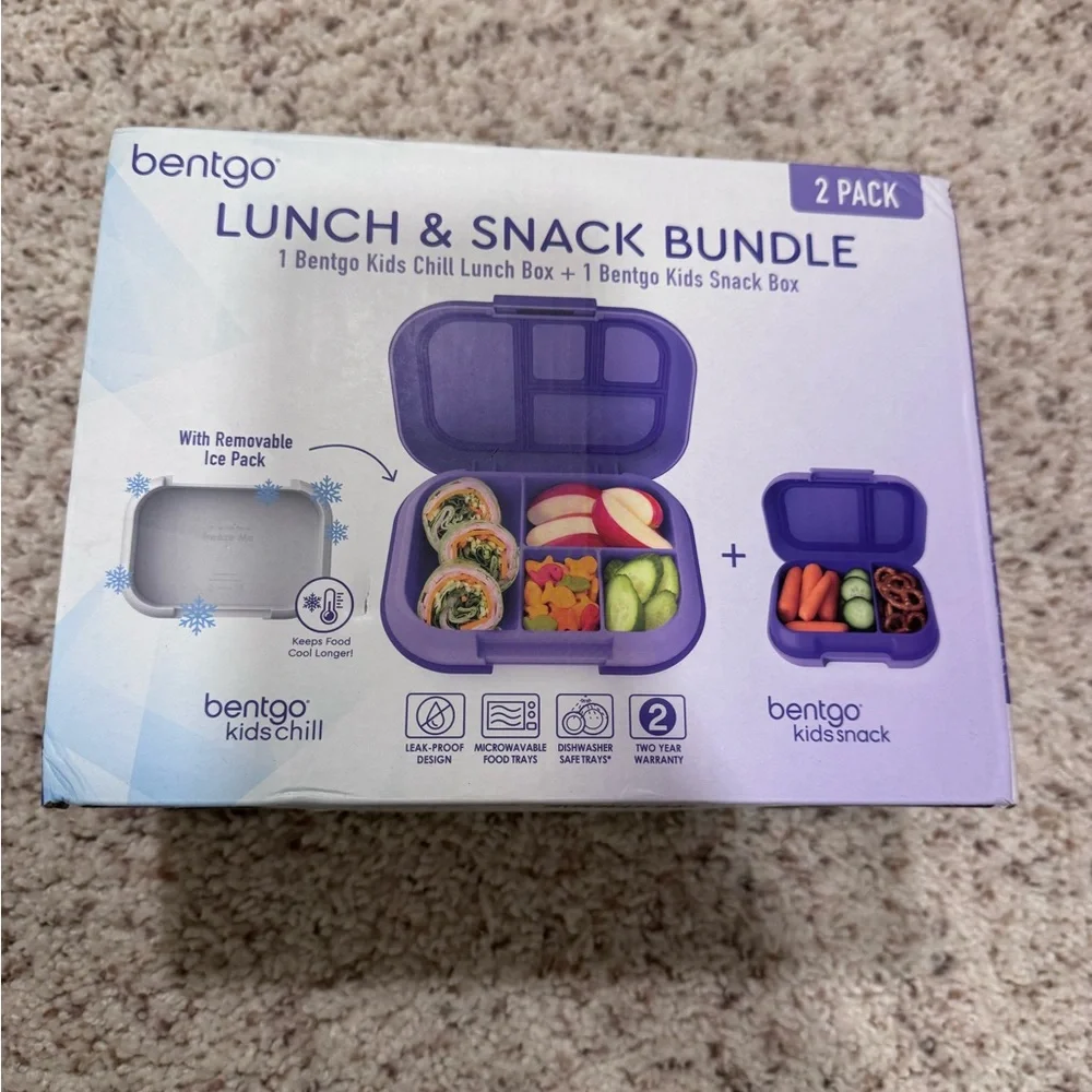 Bentgo Lunch & Snack Bundle - Purple